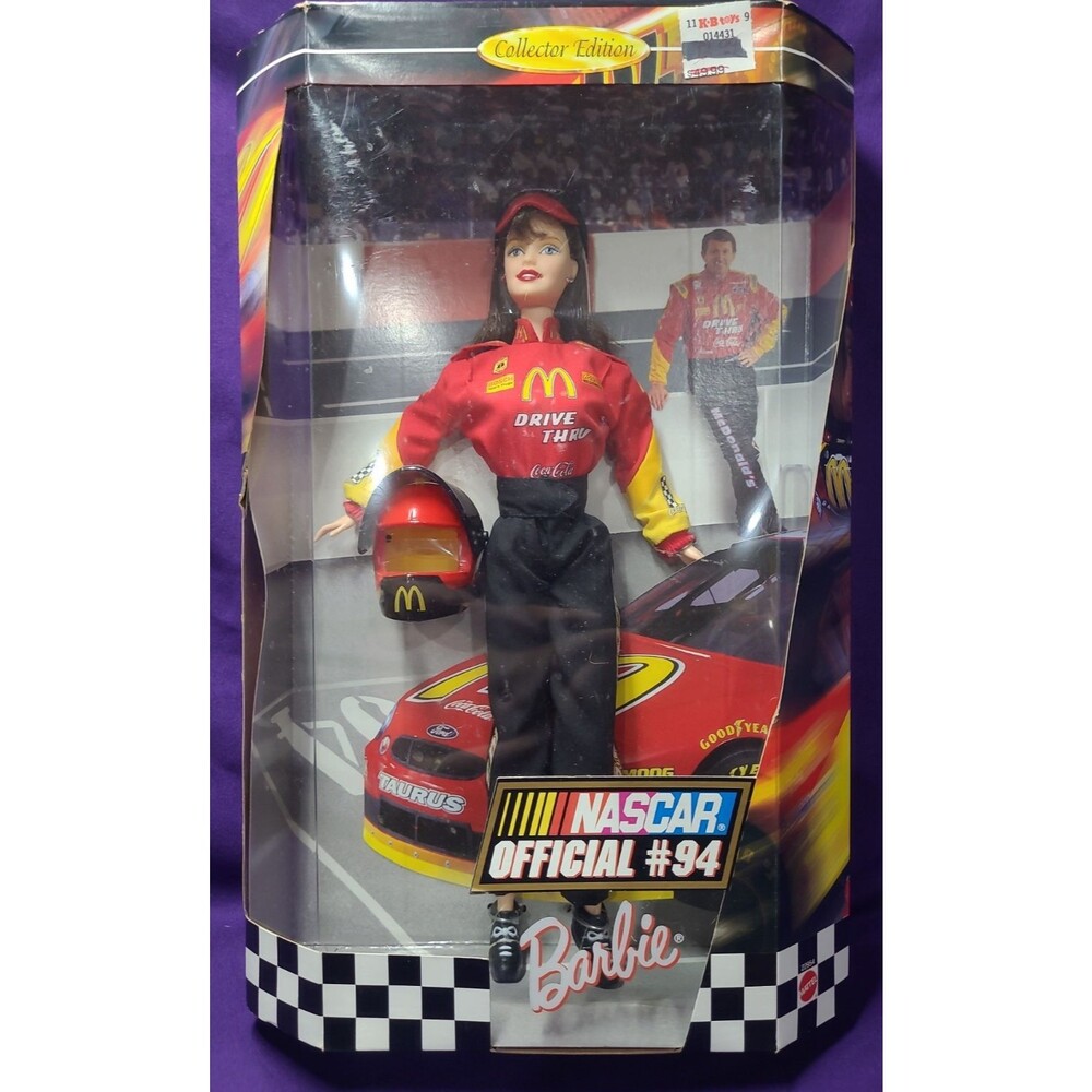 1999 Mattel Nascar #94 McDonald's Barbie, In Original Box